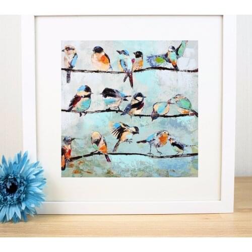 5D DIY Diamond Painting On Wire Bird Cross Stitch Full Square Bird Flower Diamond Embroidery Mosaic Home Decoration