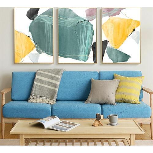 SURELIFE Abstract Marble Complicated Colors Wall Art Prints Canvas Paintings Pictures POP Poster for Living Room Home Decorative