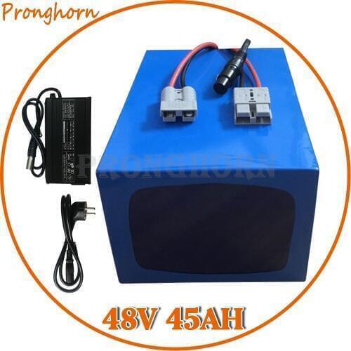 48V 45AH 2000W Electric Bike Battery 48V 45AH Lithium ion battery pack 48V 45AH Scooter Battery with 50A BMS and 54.6 5A Charger