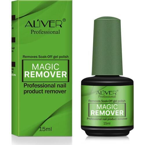 ALIVER Magic Remover Nail Polish Remover All For Manicure Lint-Free Napkin Cleaner Nail Degreaser UV Gel Nail Polish Remover
