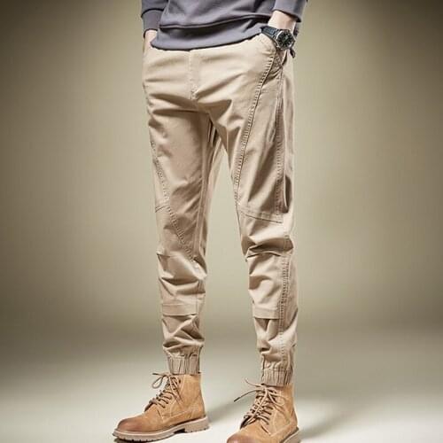 Jogger Casual Cargo Pants men Black Army Jogging Male Trousers Clothing Pockets 2021 Men Pants Autumn Winter