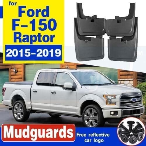 Car Mudflap for Ford Raptor F150 F-150 F 150 2015~2019 Fender Mud Guard Flap Splash Flaps Mudguards Accessories 2016 2017 2018