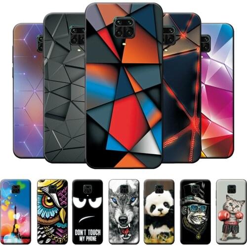 Case For Xiaomi Redmi Note 9s Note 9 Pro Cover Soft Silicone Cool Wolf Cute Back Case Cover Redmi Note 9 Fundas Protective Capa