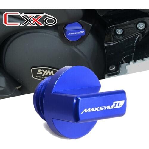 For SYM MAXSYM TL 500 2020 MAXSYMTL 500 Motorcycle Accessorries CNC Alumium Oil Filter Cap Engine Oil Plug cover