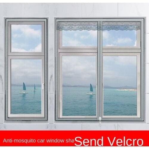 Insect screen door mosquito net for window anti-mosquito net screen door mosquito screen air tulle adjustable Customize Screen