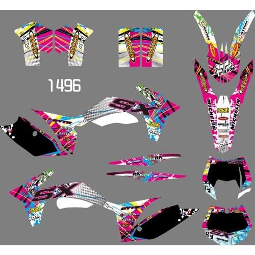 Ruilian Motorcycle Sticker Graphic Decal Kit Enduro DECO For KTM SX125 SX150 SX250 SX525 2011 2012