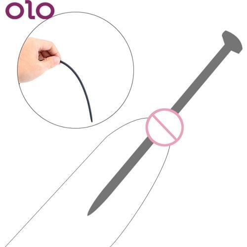 OLO 4.5mm/5.5mm Urethral Dilators Penis Plug Mushroom Head Urethral Plug Catheters Sex Toys for Men Adult Products