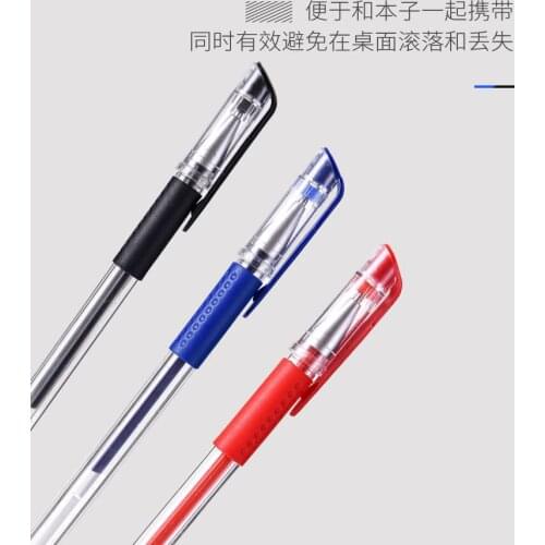 Wholesale neutral pen carbon water-based pen 0.5mm European standard bullet needle tube black office pen ballpoint pen