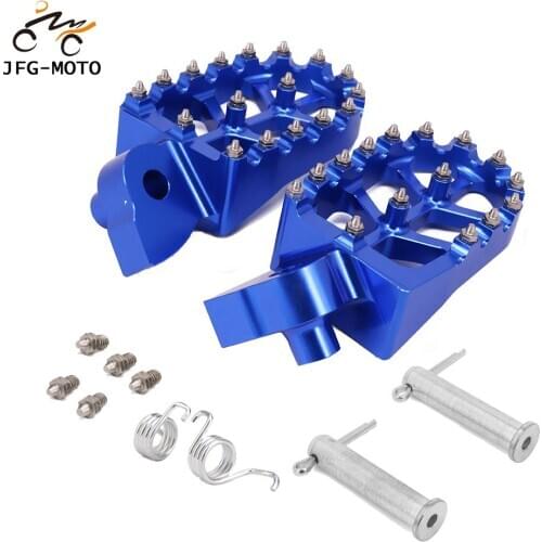 Motorcycle CNC Footrest Footpeg Foot Pegs For YAMAHA YZ 65 85 125 250 125X 250X 250FX 450FX WR 250F 450F YZF WRF 250 450 2021
