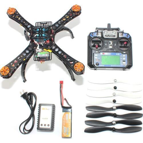 Full DIY Mini Racing Drone RC Racer 310 Fiberglass Frame Multicopter MICRO F3 Flight Controller AT9 FS-i6 Transmitter F14891-H