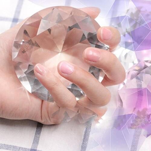 Clear Crystal Diamond Glass Paperweight Decorative Glass Diamonds Home Decoration Accessories Wedding Gifts