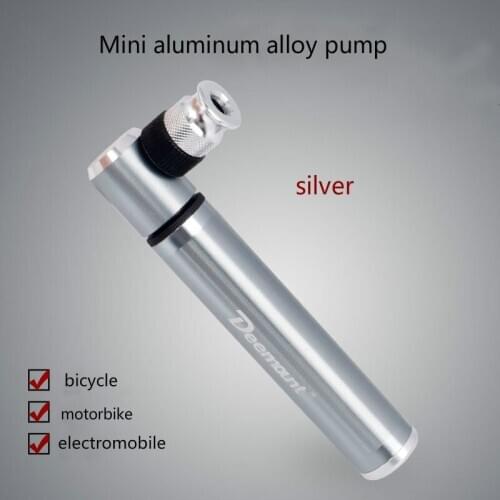 Bicycle pump aluminum alloy nose manual portable air pump riding equipment