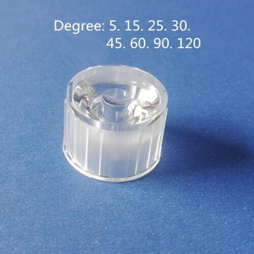 10 pcs large power integrated waterproof LED lens 20mm diameter 14mm height for 5,15,25,30,45,60,90,120