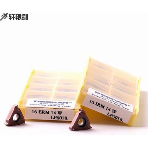 10PCS 16ER M 16IR M 10W 11W 12W 14W 16W 19W LF6018 For Stainless steel Threaded inserts