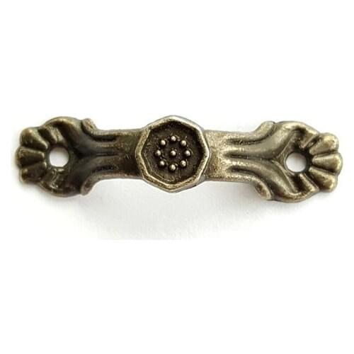 100 PCS 3.7cm Handle Metal Mini Gift Boxes Accessories Small Shake Handshandle Wooden Case Cabinet Furniture Door Handle