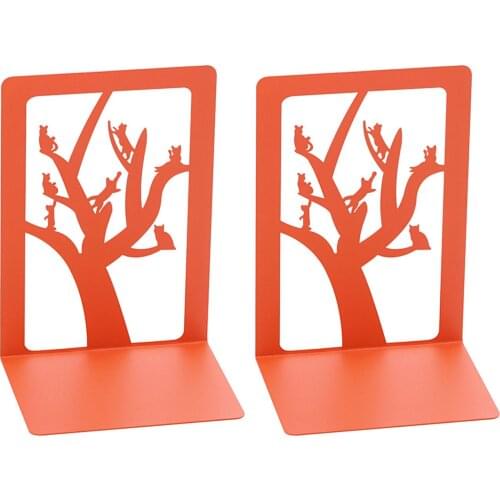 2pcs Creative Tree Shadow Bookshelf Fashion Retro Home Storage Rack Textbook Photo Album Magazine Organizer Gift For Children