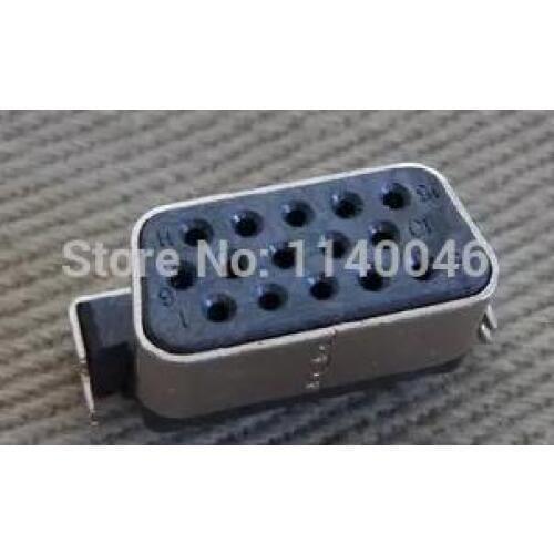 5PCS for 3EY D-SUB VGA socket 15P display a wide sink plate H4.1 W21 L11 interface connector plug