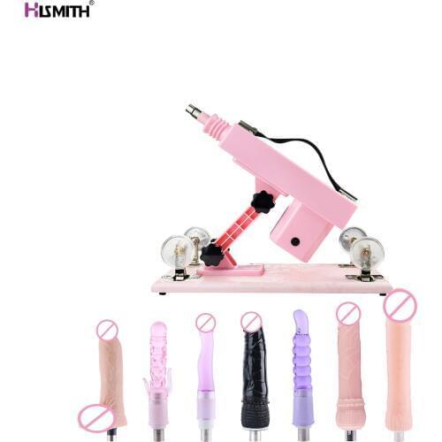 Hismith Automatic sex machine for women multi-speed sex toys anal dildo fake penis male masturbation thrusting love machines