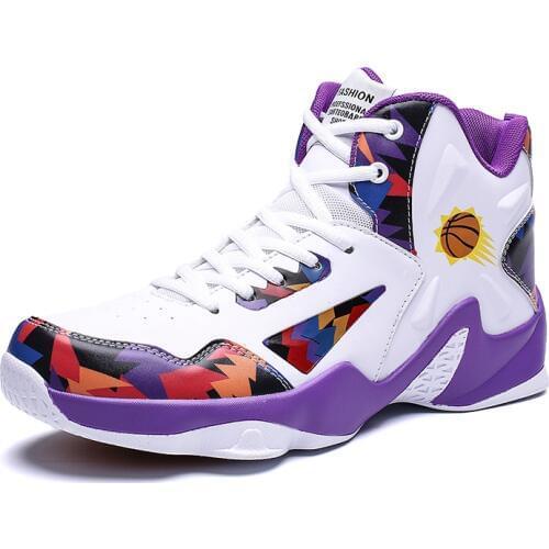 Autumn Male Thick Sole Men Basketball Shoes Sneakers Footwear Black Rubber Male Sport Shoes Outdoor Boys Basket Ball Shoes Men