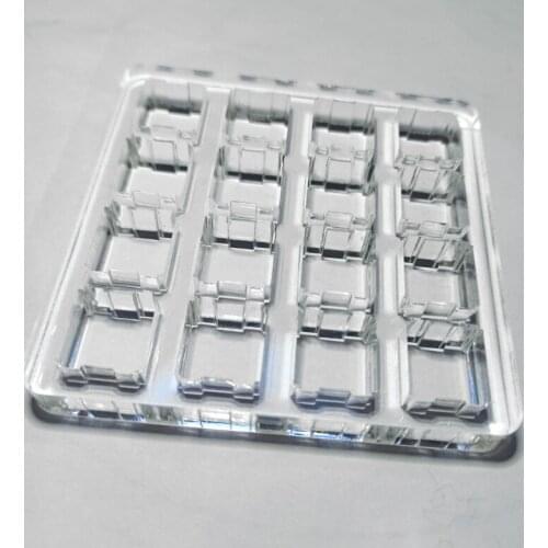 C1FB Switch Tester Base Transparent Acrylic Plate For Cherry MX Switch Storage Display Board Tester Base