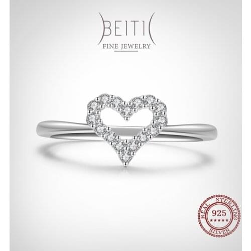 BEITIL Rings With Cubic Zirkonia For Women
