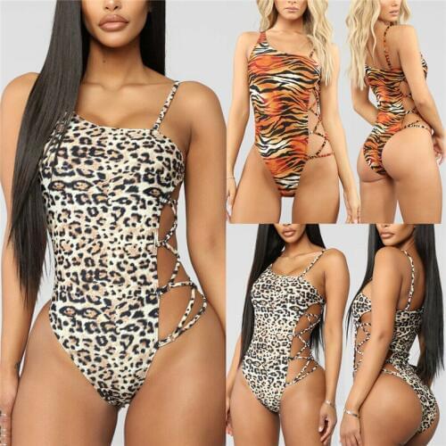 One Piece Swimsuit Sexy Womens One piece Bikini Push-Up Padded Swimwear Swimsuit Bathing Beachwear Swimming Suit For Women