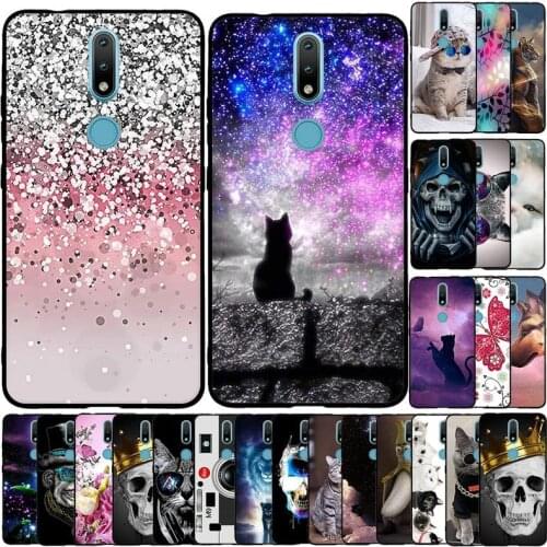 Phone Case For Nokia 2.4 Case 6.5" Soft Silicon TPU Covers For Nokia 2.4 Nokia2.4 Case Protective Bumper Bag Fundas Coque Shell