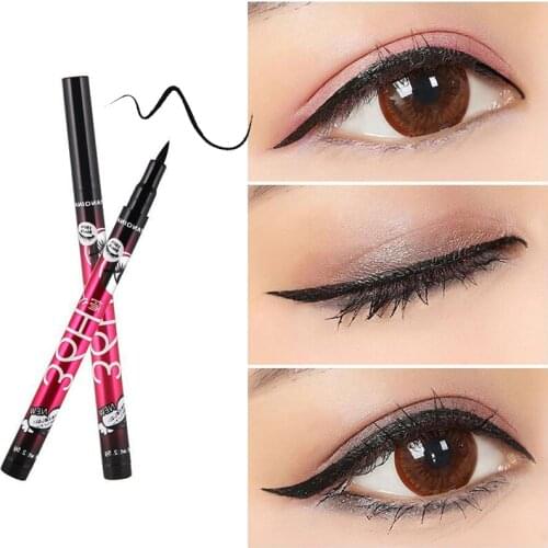 36H Black Eyeliner Pencil Waterproof Long-lasting Eye Liner womens cosmetics Liquid Eyeliner Pencil Korean Cosmetics makeup