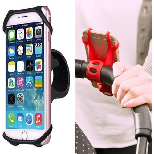 Mobile Phone Holder stand Universal 360 Rotatable Bicycle Cart Trolley Phone mount Holder for iPhone Device support bracket