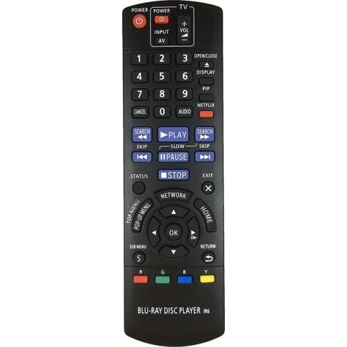 ForPanasonic N2QAYB000575 Blu-Ray/ DVD Player Remote Control for DMP-BD75 DMP-BD755 DMP-BD755P