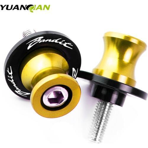 For SUZUKI Bandit 1250 250 400 600 600S 650 GSF650 bandit 1200 BANDIT250 8MM Motorcycle Stand Swingarm Spools Slider Stand Screw