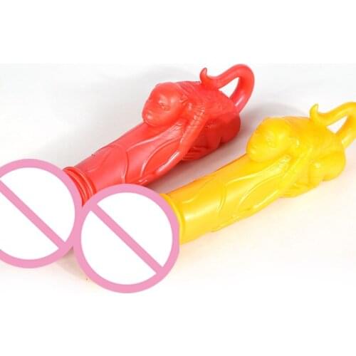 Cartoon Animal Monkey TPE Anal Plug Toys Skin Feeling Dildo Adult Sex Toys for Men Butt Plug Sex Products Sex Toys for Women