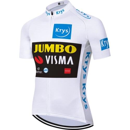 2021 JUMBO VISMA Uniforme Maglia Retro Ropa Camisa Masculina Jersey Masculino Mallot Verano Maillot Ciclismo Maillot Ciclismo