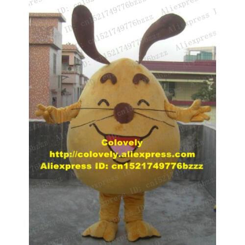 Cool Orange Totoro Galesaur Chinchilla Mouse Rat Mice Mascot Costume With Brown Globe Nose Fat Head Red Mouth No.6396 Free Ship