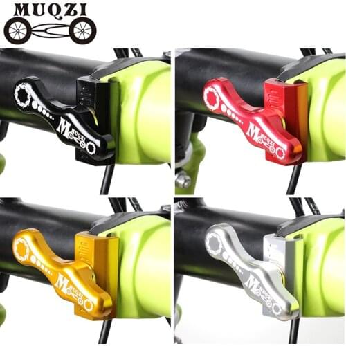 MUQZI Folding Bike Frame Headset Hinge Lever Hinge Clamp For Brompton Wrench Aluminum Alloy Folding C Buckle Limit Handle