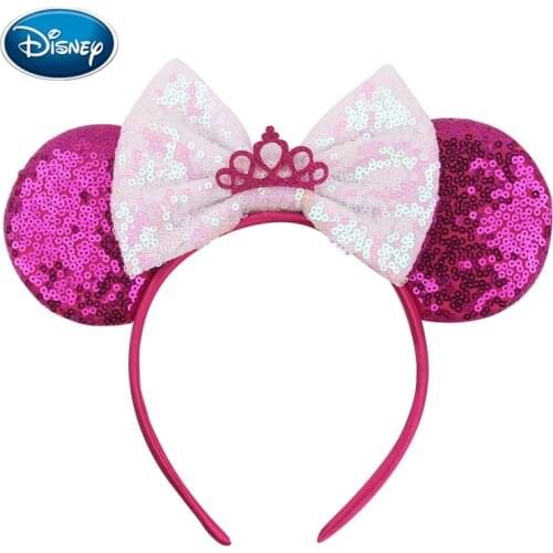 Disney 1pcs Christmas Mickey Hair Hoop Baby Party Hair Accessories Children Hair Accessories for girls women gift