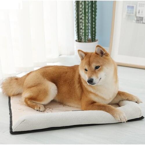 Cooling Pet Bed Soft Pet Dog Blanket Puppy Dog Cat Bed Mat Pets Products Dog Blanket Sofa Cushion Cool Breathable Dog sofa