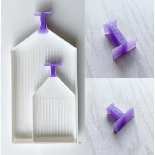 Diamond Painting Tray Stoppers for Large Small Beading Plates, Purple Pink Tray Stopper with Area for Label Sticker