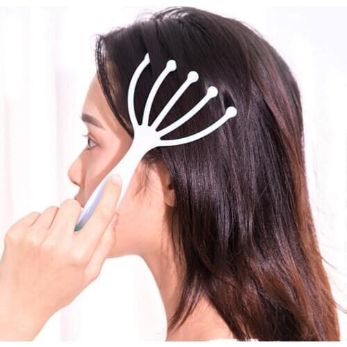 Relax Five Finger Claw Massage Head Relief Care Promote Blood Circulation Tool Octopus Head Scalp Neck Stress