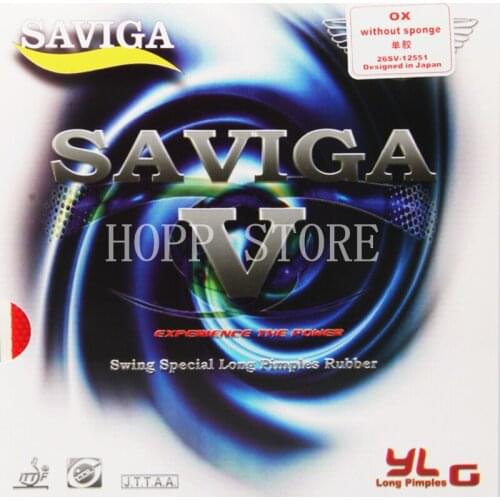 DAWEI SAVIGA V Table Tennis Rubber Pips-long Original DAWEI SAVIGA Ping Pong Rubber OX TOPSHEET with / without Sponge