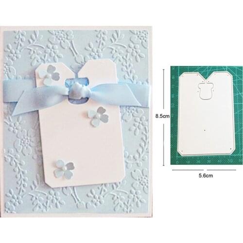 Christmas Label Frame Metal Cutting Dies Stencils dies for DIY Scrapbooking dies Decoration Paper Craft dies Embossing Die Cuts