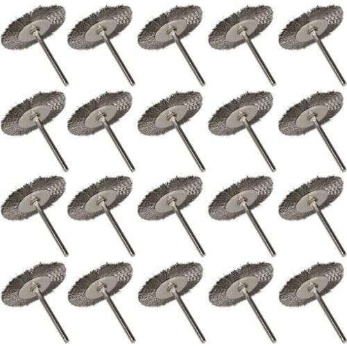 3mm / 0.12inch Diameter Wire Brushes 50* 50pcs Flat Shape Stainless Steel