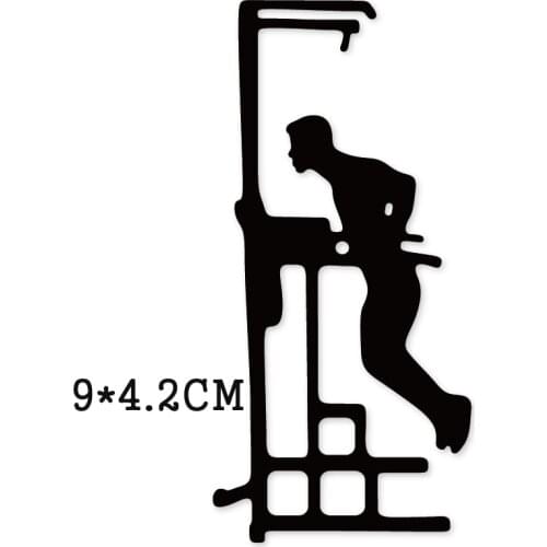 Men Arm exercise Metal Steel Embossing Cutting Dies 2020 Craft Die Scrapbooking DIY Card Making Photo Decorative