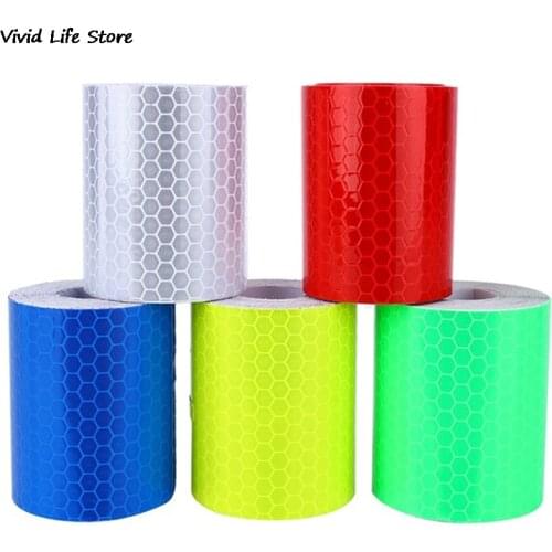 5cm*1m Bike Body Reflective Safety Stickers Reflective Safety Warning Conspicuity Tape Film Sticker Strip Bicycle Accessories