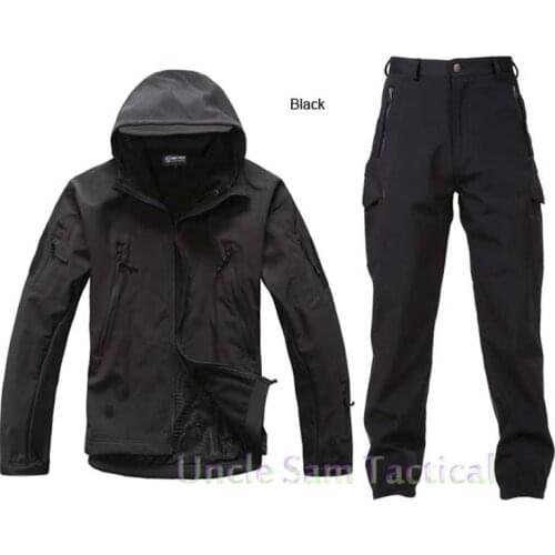 Tactical Uniform TAD Hunting Softshell Fishing Camping Camouflage Jacket + Pants Outdoor Hiking Jacket Suit Military Army Set