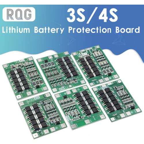 3S/4S 40A 60A Li-ion Lithium Battery Charger Protection Board 18650 BMS For Drill Motor 11.1V 12.6V/14.8V 16.8V Enhance/Balance