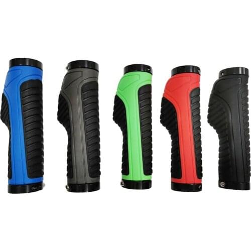 2 Pair Bicycle Handlebars MTB Handles Rubber Handlebar Grip Shockproof Anti-Slip Racing Road Bike Grip
