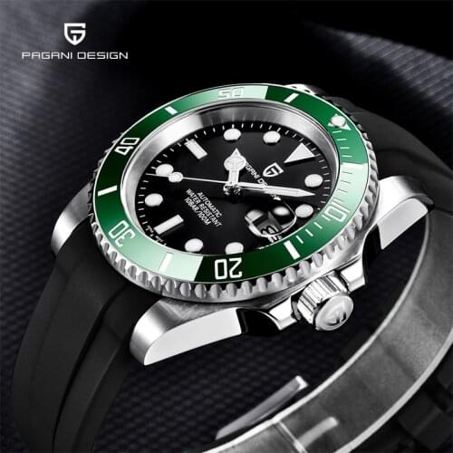 2021 Pagani Design New Simple Mens Automatic Mechanical Watches Explorer Stainless Steel Sapphire Waterproof Watch Montre Homme