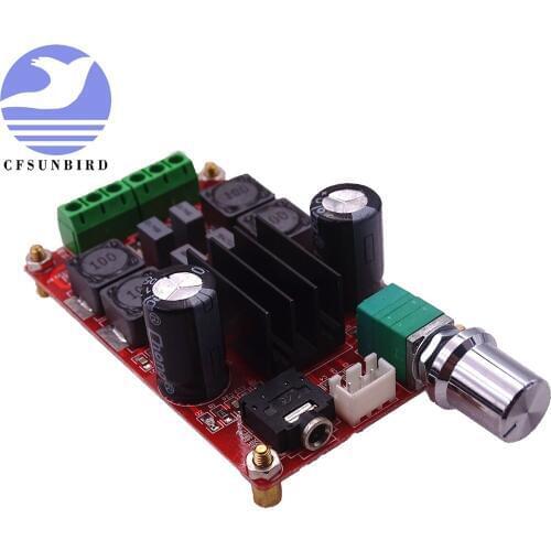 2x50W Digital Power Amplifier Board 5V To 24V Dual Channel Stereo AMP TPA3116D2 New Arrival