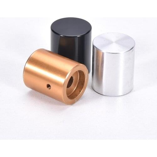 3pcs aluminum knob potentiometer knob 20*20*6mm potentiometer cap car knob switch cap Encoder for amplifier